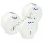 Диспенсер ДхШхВ 250х127х225 мм FOCUS MINI JUMBO для туалетной бумаги ПЛАСТИК БЕЛЫЙ ''HAYAT'' 1/1