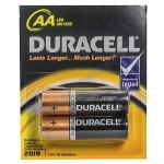 Батарейка AA DURACELL в блистере 2 шт/уп