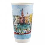 СТАКАН БУМАЖНЫЙ 500 МЛ D90 МЛ 2-СЛ 15 ШТ BIG CITY LIFE ДЛЯ ГОРЯЧИХ НАПИТКОВ