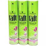 Лак для волос TAFT 225мл ОБЪЕМ сверхсильная фиксация ''SCHWARZKOPF'' 1/6/12