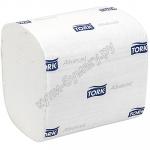 Бумага туалетная листовая ДхШ 190х110 мм 2-сл 242 лист/уп TORK T3 ADVANCED БЕЛАЯ ''SCA'' 1/36