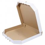 Коробка для пиццы   ДхШхВ 325х325х40 мм квадратная КАРТОН БЕЛЫЙ 1/50