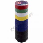 Изолента Ш 19 мм 20 м/рул 10 шт/уп ПВХ ЦВЕТ В АССОРТИМЕНТЕ ''ЕВРОГАРАНТ'' 1/10