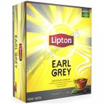 Чай черный пакетированный 100 шт/уп LIPTON EARL GREY 1/1