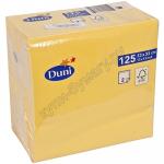 САЛФЕТКА БУМАЖНАЯ ЖЕЛТАЯ 33Х33 СМ 2-СЛ 125 ШТ/УП ''DUNI'' 1/16