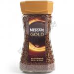 Кофе растворимый 190г NESCAFE GOLD в стекле ''NESTLE'' 1/1