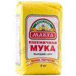 Мука пшеничная 2кг МАКФА высший сорт ''МКФ'' 1/6