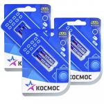 Батарейка AAA 2 шт/уп КОСМОС в блистере 1/12