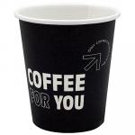 Стакан бумажный   250мл D80 мм 1-сл для горячих напитков COFFEE FOR YOU   ''EP''   1/50/1000