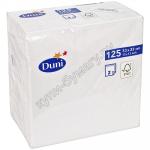Салфетка 33х33 см 2-сл 125 шт/уп БЕЛАЯ ''DUNI'' 1/16