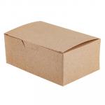 УПАКОВКА УНИВЕРСАЛЬНАЯ ДХШХВ 115Х75Х45ММ 25ШТ FAST FOOD BOX S ДЛЯ 3-6 НАГГЕТСОВ КРАФТ
