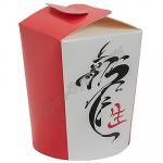 Контейнер бумажный CHINA PACK 750мл Н95хD90 мм с декором КИТАЙ 1/50/500