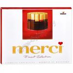 Конфеты шоколадные MERCI 250г ассорти 1/1