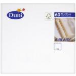 Салфетка 40х40 см 1-сл 60 шт/уп AIRLAID БЕЛАЯ ''DUNI'' 1/12