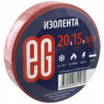 Изолента Ш 19 мм 20 м/рул ПВХ КРАСНАЯ ''ЕВРОГАРАНТ'' 1/10