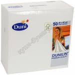 Салфетка 40х40 см 1-сл 50 шт/уп DUNILIN БЕЛАЯ ''DUNI'' 1/12