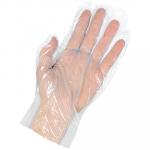 ПЕРЧАТКИ ОДНОРАЗОВЫЕ 100 ШТ L ПРОЗРАЧНЫЙ ПОЛИЭТИЛЕН