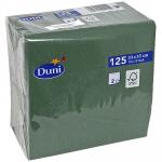 Салфетка 33х33 см 2-сл 125 шт/уп ЗЕЛЕНАЯ ''DUNI'' 1/16