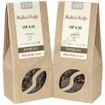 Кофе зерновой 200г ESPRESSO VIP A.M. твердая упаковка ''ЖИВОЙ КОФЕ'' 1/1