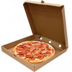Коробка для пиццы   ДхШхВ 330х330х40 мм квадратная КАРТОН КРАФТ   1/50