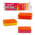 ГУБКА ДЛЯ МЫТЬЯ ПОСУДЫ УНИВЕРСАЛЬНАЯ 80Х50Х2,5 ММ 10 ШТ MIDI РАЗНОЦВЕТНЫЙ ПОРОЛОН