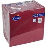 Салфетка 33х33 см 3-сл 125 шт/уп БОРДОВАЯ ''DUNI'' 1/8