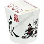 Контейнер бумажный CHINA PACK 450мл Н100хD83 мм с декором КИТАЙ 1/50/500