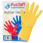 ПЕРЧАТКИ ХОЗЯЙСТВЕННЫЕ XL PROFESSIONAL ЛАТЕКС ЖЕЛТЫЕ ''PACLAN'' 1/100