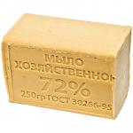 Мыло хозяйственное 250г 72% без упаковки ТЕМНОЕ 1/48