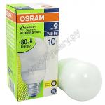 Лампа энергосберегающая 14W E27 шар ''OSRAM'' 1/12