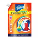 Средство для стирки жидкое 1л для любых видов тканей CHIRTON Doy-Pack ''GD'' 1/6