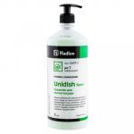 Средство для мытья посуды 1 л UNIDISH FOAM с дозатором "HADLEE" 1/10