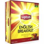 Чай черный пакетированный 100 шт/уп LIPTON ENGLISH BREAKFAST 1/1