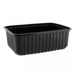 КОНТЕЙНЕР 179Х132 ММ 1000 МЛ БЕЗ КРЫШКИ ПРЯМОУГОЛЬНЫЙ ЧЕРНЫЙ PP БЕЗ КРЫШКИ