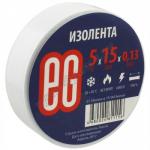 Изолента Ш 15 мм 5 м/рул ПВХ БЕЛАЯ ''ЕВРОГАРАНТ'' 1/1